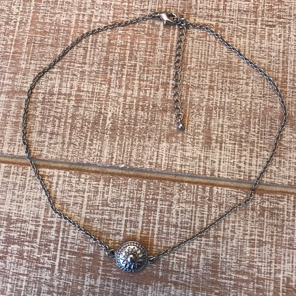 Silver Choker Necklace
